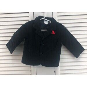 black velvet size 3-6 M blazer holiday special occasion